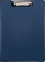 Klembordmap maulbalance a4 karton rug 8mm blauw | 1 stuk