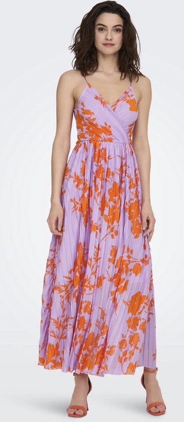 ONLY Onlgael SL Long Dress CS Jrs – Maxi Abito Lungo Donna – Scollo Rotondo Senza Maniche - 4