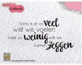 Stamp DutchSentiments - Parfois, nous ressentons tant de choses, mais si peu de choses que nous pouvons dire.