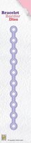 BBD009 - Nellie Snellen Bracelet Border Die - Chain with Circles - snijmal om armband te maken met schakels rond