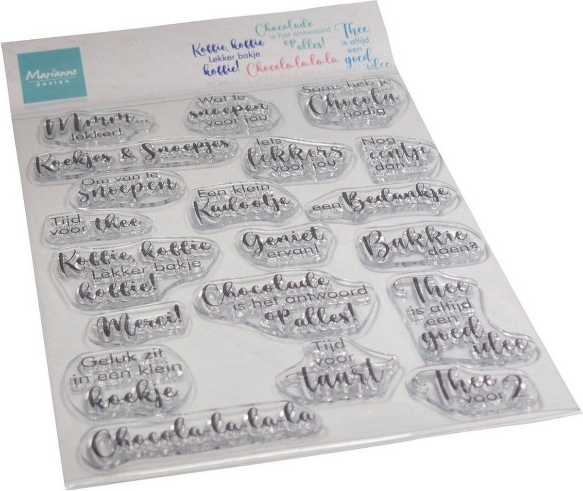 Marianne Design Clear Stamps MMM…lekker