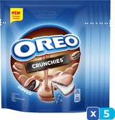 Oreo crunchies Dipped 110g - 5 Stuks - Chocolade - Koek - Snacks - Voordeelverpakking
