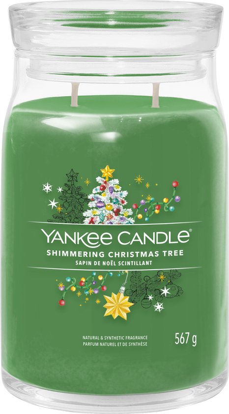 Yankee Candle Shimmering Christmas Tree Signature Large Jar