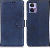 Coverup Luxe Book Case - Geschikt voor Motorola Edge 30 Neo Hoesje - Blauw