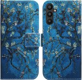 BookCover Hoes Etui geschikt voor Samsung Galaxy A34 - Amandelbloesem Van Gogh