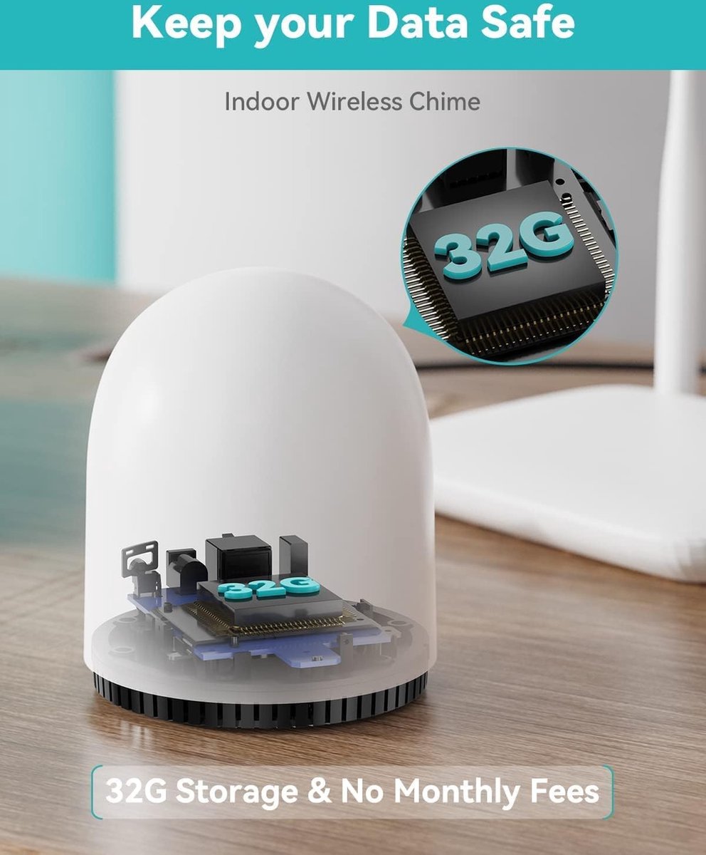 Test du babyphone WUUK 2K avec caméra 360° et vision nocturne