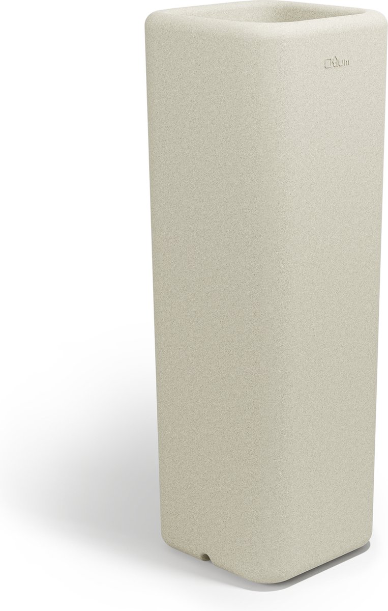 Otium bloembak dubbelwandig Murus 27 cm white cork