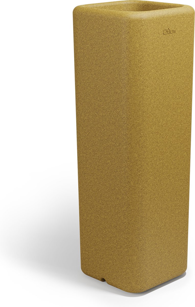 Otium bloembak dubbelwandig Murus 27 cm ochre cork
