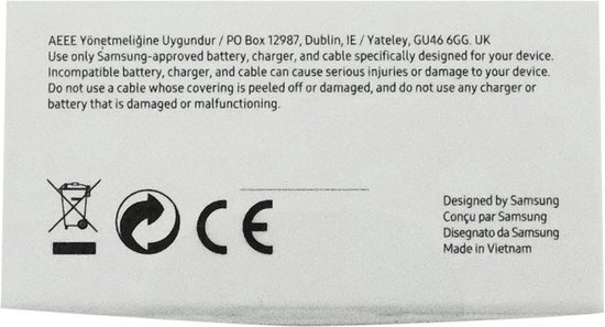 Samsung Universele USB-C adapter/oplader - Snellader (25W) - Zwart