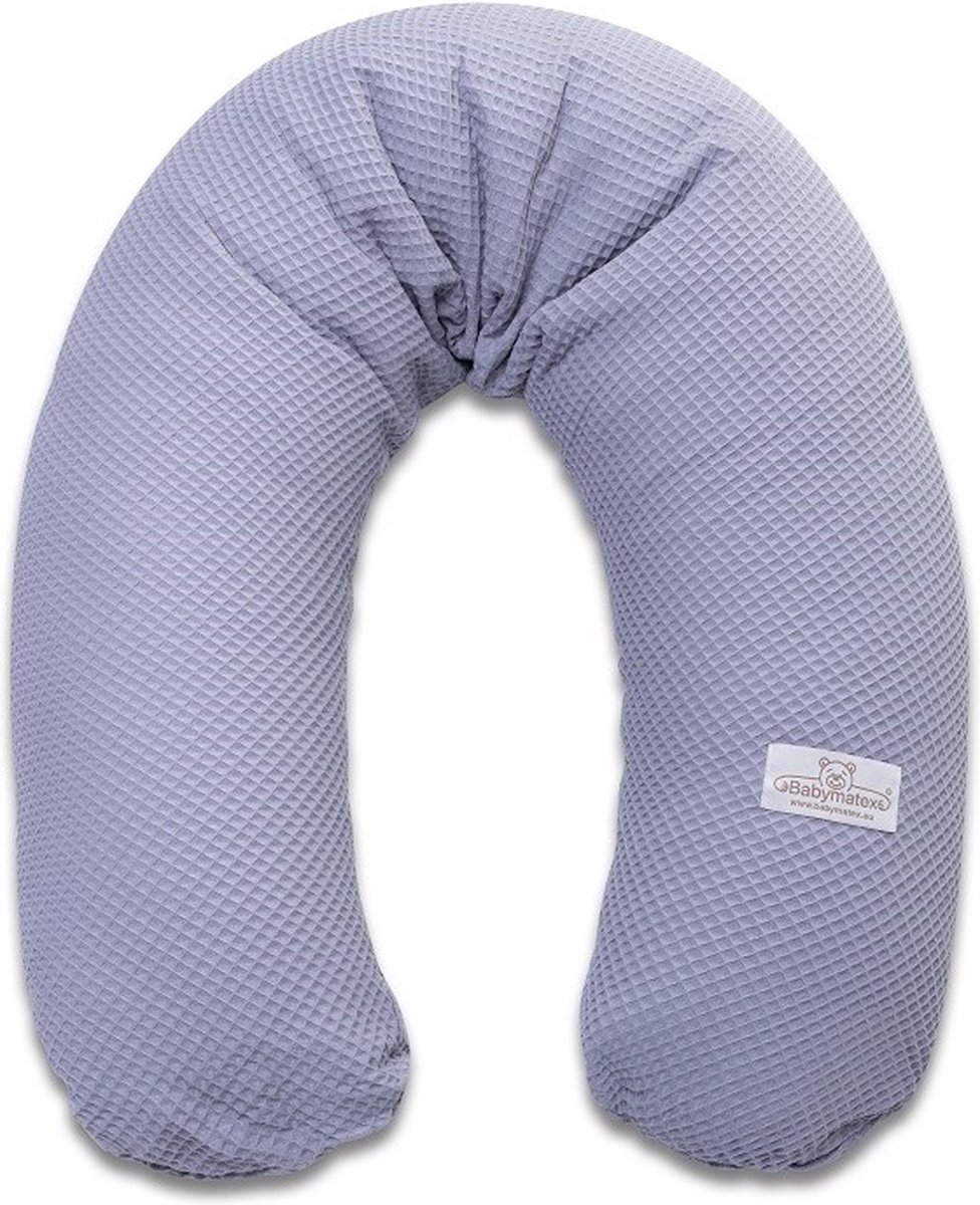 Goedkoopste Babymatex Voedingskussen Relax Waffle Dark Grey
