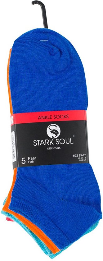 8 paar Dames sneakersokken Dots/Stripes-mix