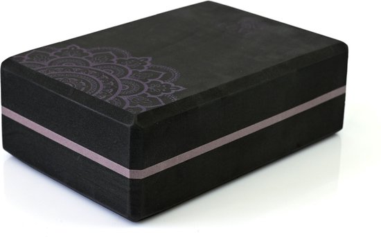 Love Generation - Foam Yogablok - Mandala - Blessed Black van Love Generation — afbeelding 2