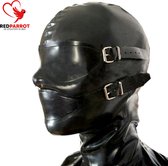 Extreme sex masker LATEX BDSM | Seks masker | Riemen | 3 functies | Verstelbaar | Zeer goede kwaliteit