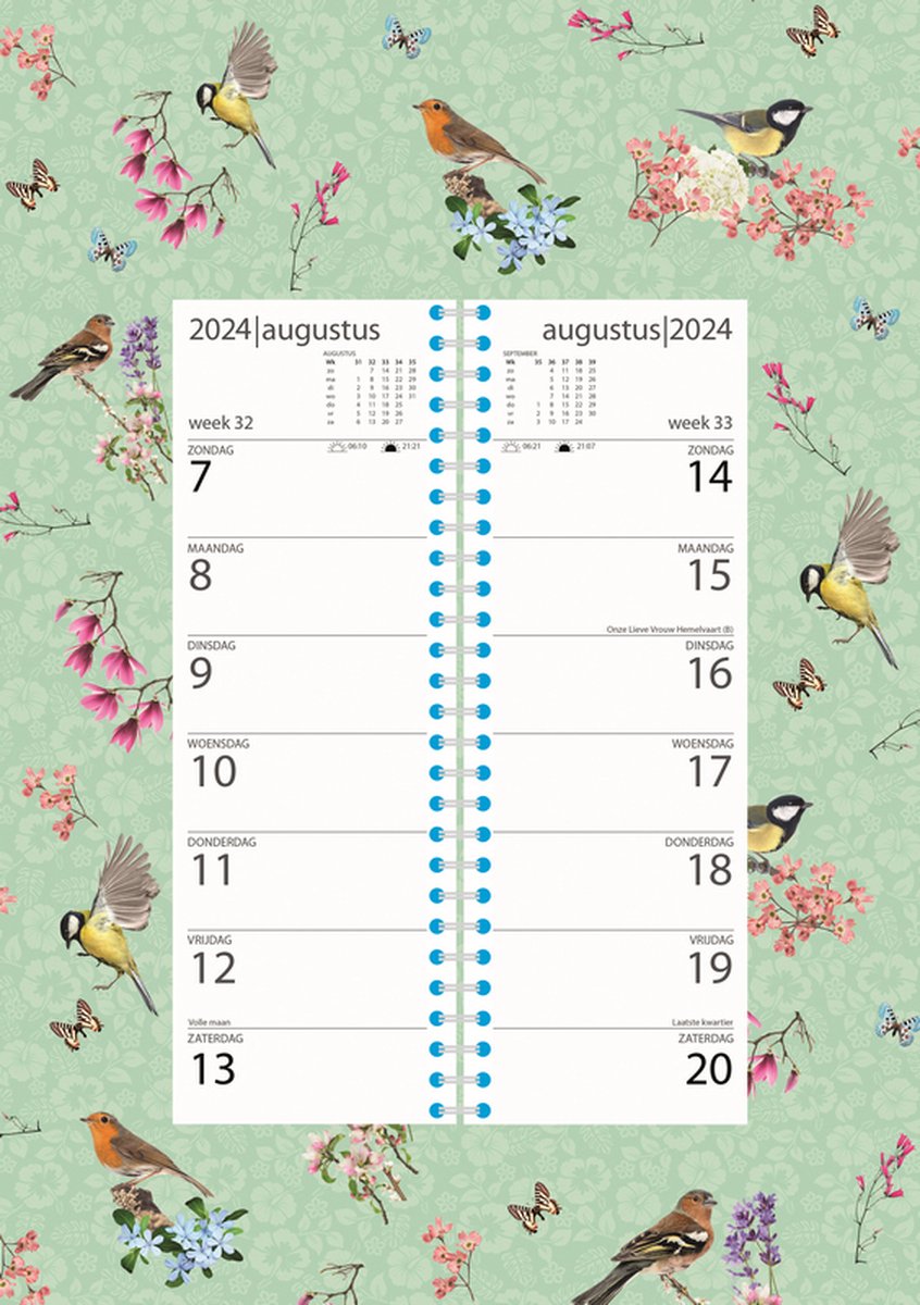 Birds Weekomleg Kalender 2024