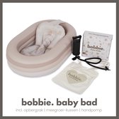 Bobbie. Opblaasbaar Babybad - 2-in-1 Meegroeiend Baby bad van 0 tot 2 Jaar - Kraamcadeau voor jongen en meisje - Opblaasbaar Baby Badje - Ballenbad