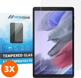 Mobigear Screenprotector geschikt voor Samsung Galaxy Tab A7 Lite Glazen | Mobigear Screenprotector - Case Friendly (3-Pack)