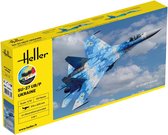 1:72 Heller 56371 Sukhoi SU-27 UB/P Ukraine - Starter Kit Plastic Modelbouwpakket