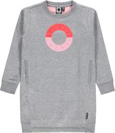 Tumble 'N Dry Meisjes Jurk Ingi - Grey Middle Melange - Maat 116