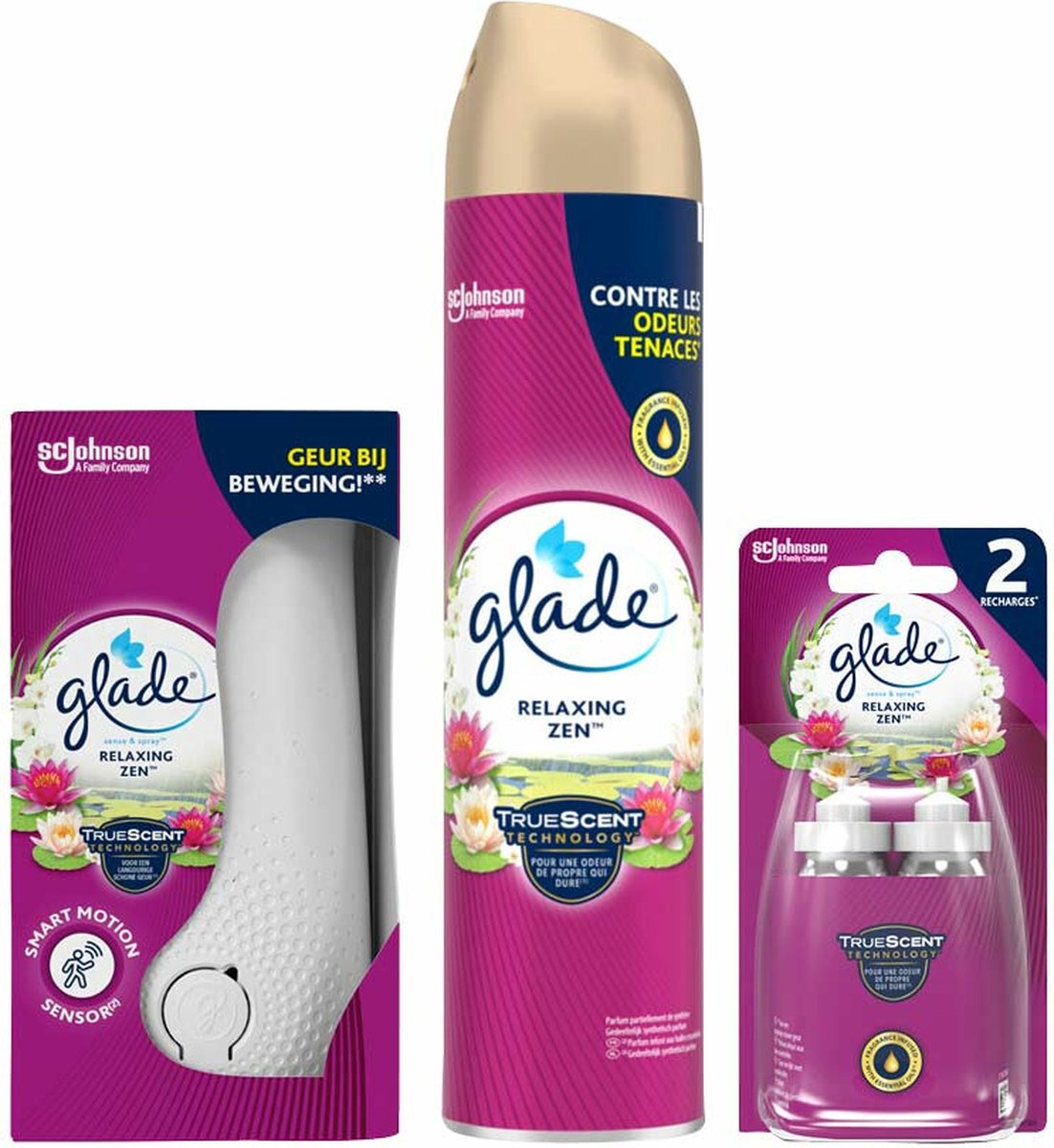 Goedkoopste Glade Relaxing Zen Pakket