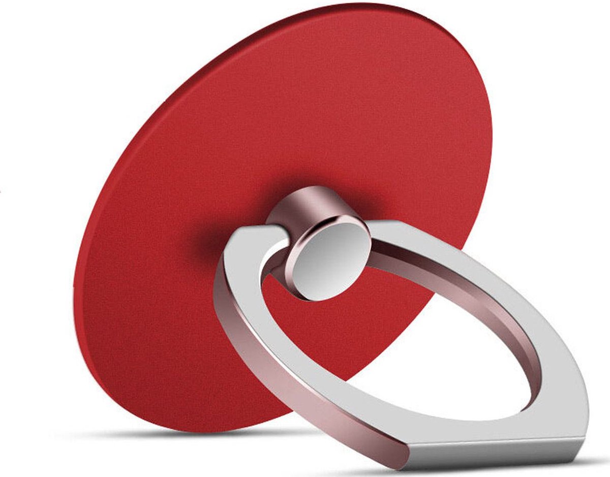 Mobigear Telefoon Ring | Mobigear Round - Rood Universeel