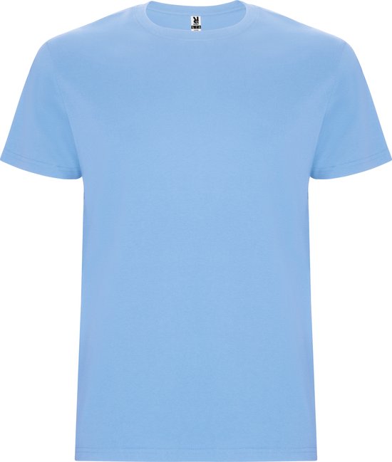 T-shirt unisex met korte mouwen 'Stafford' Hemelblauw - 7/8 jaar