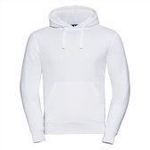 Russell- Authentic Hoodie - Wit - M