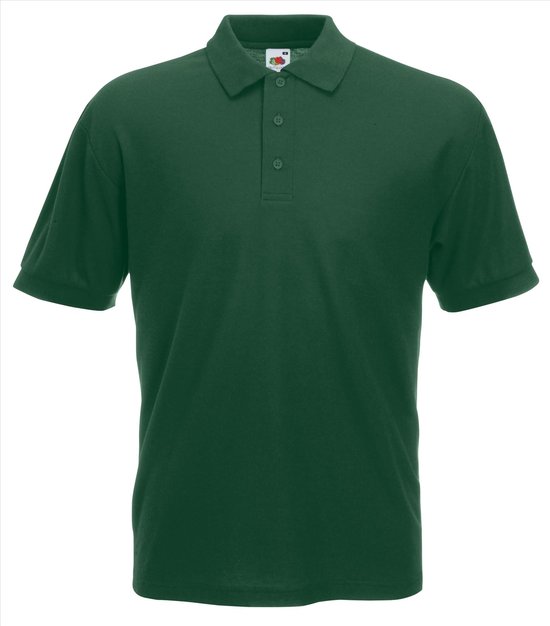 Fruit of the Loom - Classic Pique Polo - Donkergroen - M