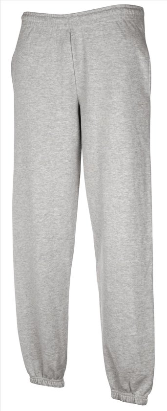 Fruit of the Loom - Classic Elastische Jogginbroek - Grijs - S