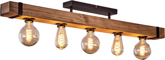 IDEGU Lot de 3 Retro Suspension Luminaire Industrielle Noir,Lustre Vintage en Métal Cage pour
