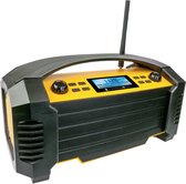 Schwaiger DABWORK2 513 Bouwradio DAB+, VHF (FM) AUX, Bluetooth, USB Acculaadfunctie, Spatwaterbestendig, Stofdicht, Opl