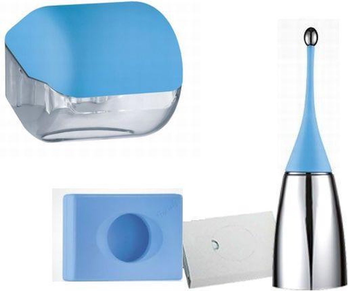 Marplast Hygiene-artikelen SET, MP 584-654-619,blauw, soft touch