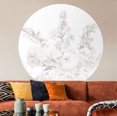 Papier peint cercle 125cm Studio Wallz - Animaux de la forêt medium