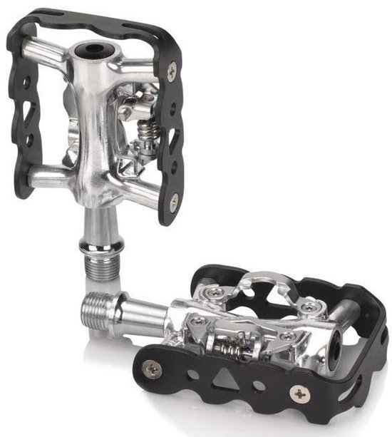 XLC Freestyle PD-S20 – Fietspedalen MTB – Klikbevestiging – 9/16" – Aluminium – Zwart