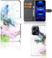 Wallet Book Case Xiaomi Poco X5 Pro | Note 12 Pro 5G Hoesje Vogel