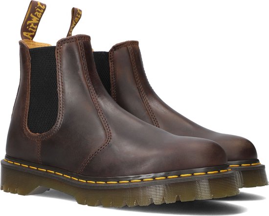 Bruin Tinten 2976 Bex Chelsea boots - Enkellaarsjes - Heren - Bruin - Maat 43