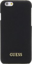 Guess Saffiano Back Cover - Geschikt voor Apple iPhone 6/6S (4.7") - Zwart