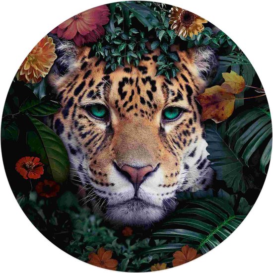 Peinture sur verre Animaux - 70 Ø Reinders Jungle cm | léopard bol
