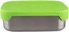 Rubytec Superhero Lunchbox - 0,8 L - Broodtrommel - Vaatwasserbestendig - Inclusief verdeler - Hermetische sluiting - 17.3 x 13.3 x 6.2 cm - Stainless Steel - Groen