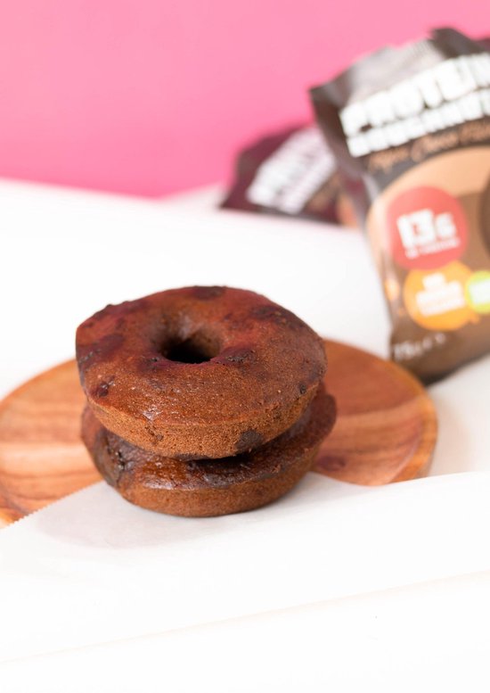 Protein Doughnuts (8x75g) Triple Chocolate Filling eiwitrijke donut