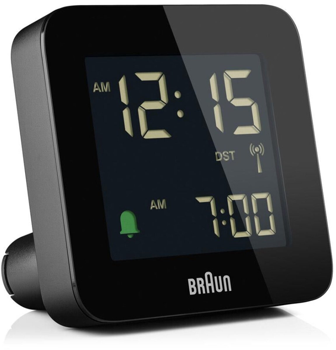 Braun BC09B-DCF - Wekker - Digitaal - Radiogestuurde tijdsaanduiding - Zwart