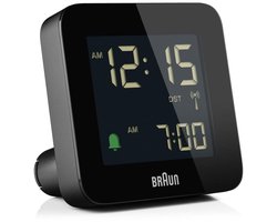 Braun BC09B-DCF - Wekker - Digitaal - Radiogestuurde tijdsaanduiding - Zwart