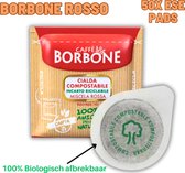 Caffè Borbone Rossa - ESE Koffiepads - 50 stuks - Composteerbaar / 100% biologisch afbreekbaar