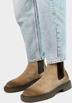 Sacha - Heren - Beige suède Chelsea boots - Maat 43