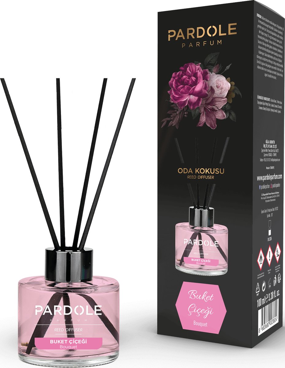 Pardole Bouquet Geurstokjes - Huisparfum - Huisgeur 100ML