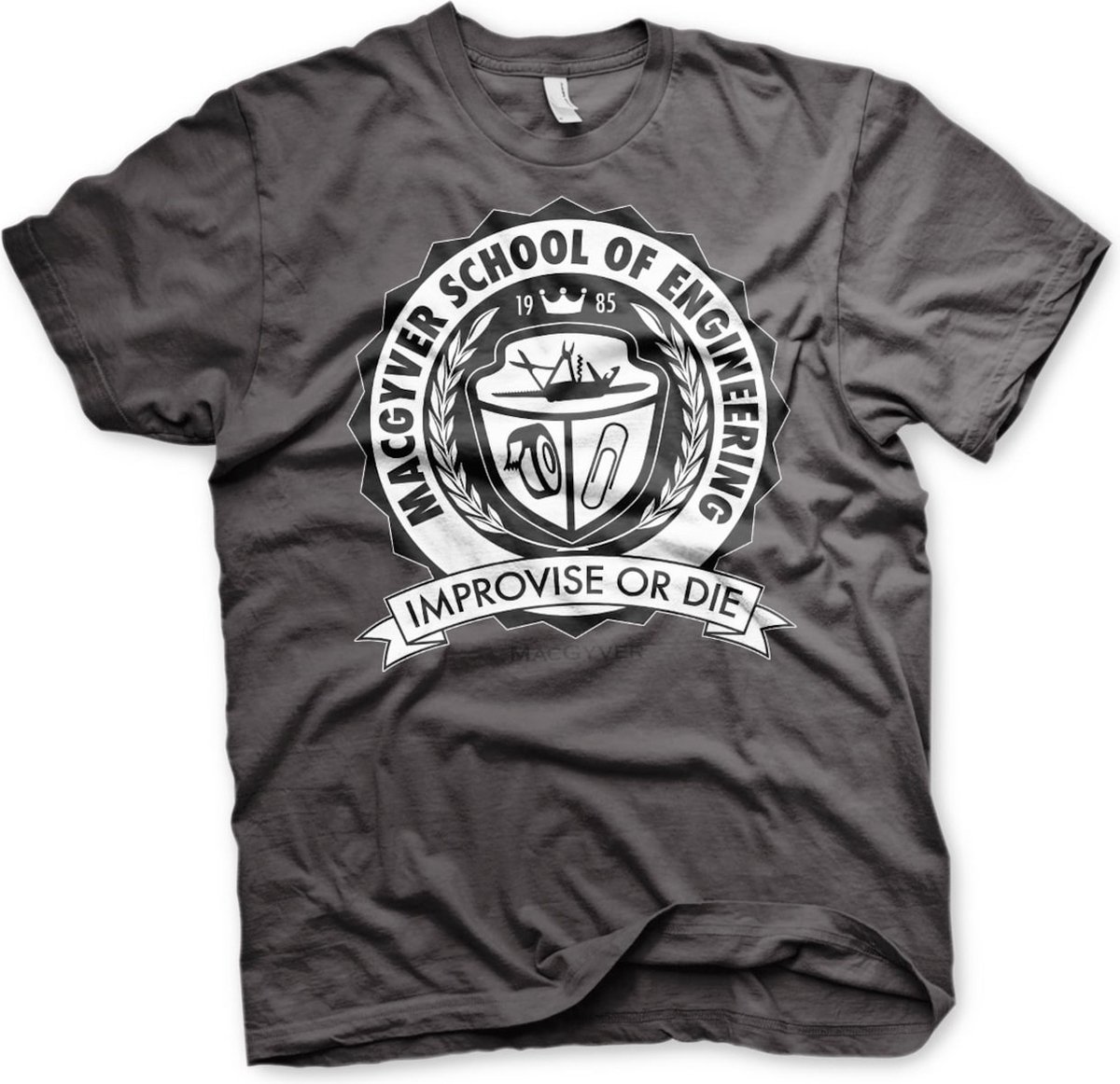 MacGyver Shirt School Of Engineering Heren T-shirt XL