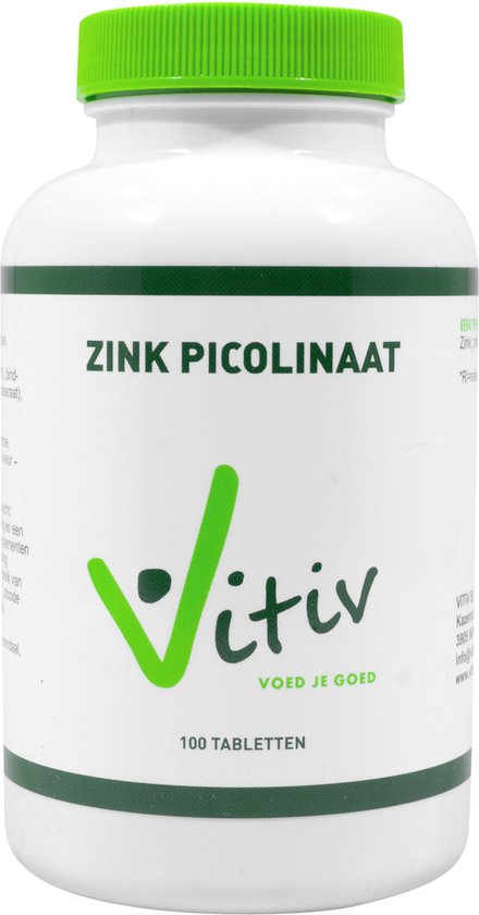 Vitiv Zink picolinaat 100 tabletten