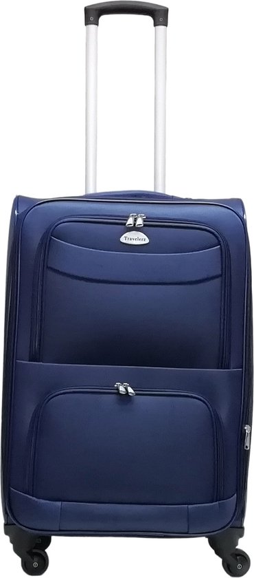 Kono Lichtgewicht Hard Shell Koffer Travel Carry On Bagage, marineblauw, Cabin 20 Inch, Cabine Hard Shell Koffer