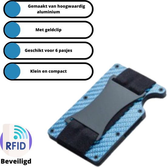 The Ridge Minimalistische authentieke portemonnee met metalen sluiting
