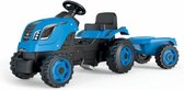 Smoby - Driewieler - Tractor Aanhangwagen
