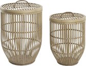 Basket spelset DKD Home Decor Bamboe (40 x 40 x 61 cm)